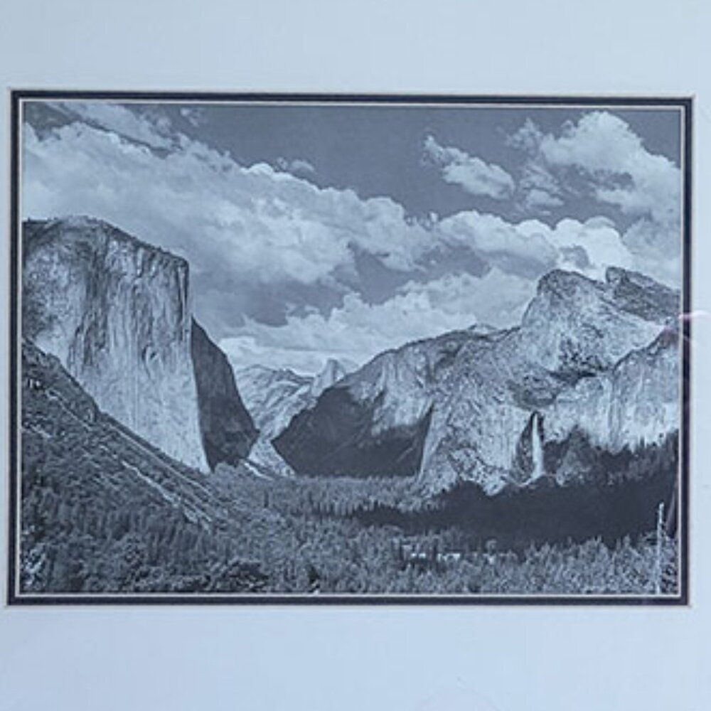 Ansel Adams "Valley View" Gelatin Silver Print